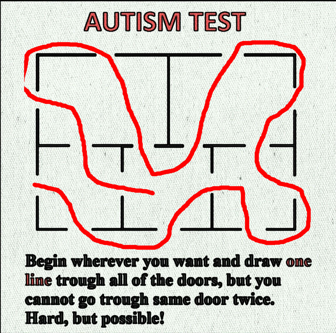 Autism adult test