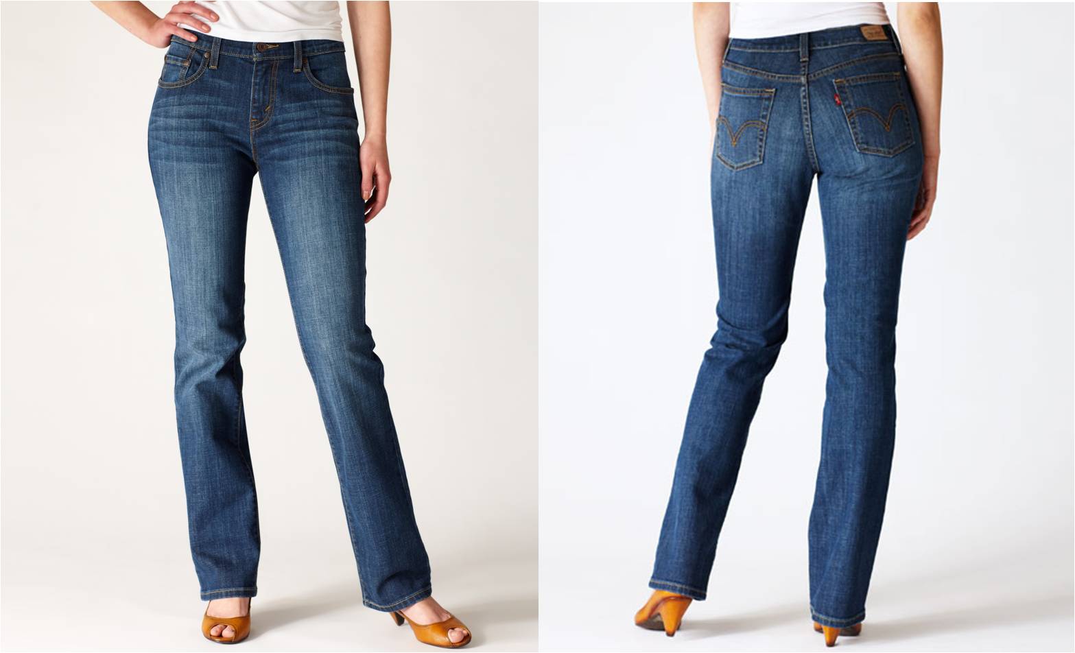 Прямые джинсы для женщин