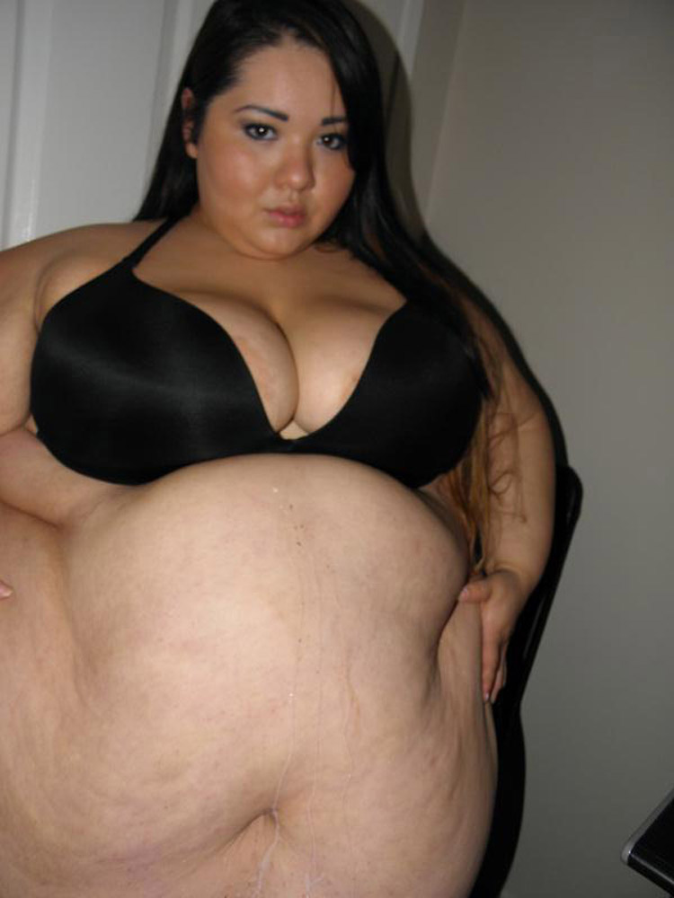 Oiled fat girl