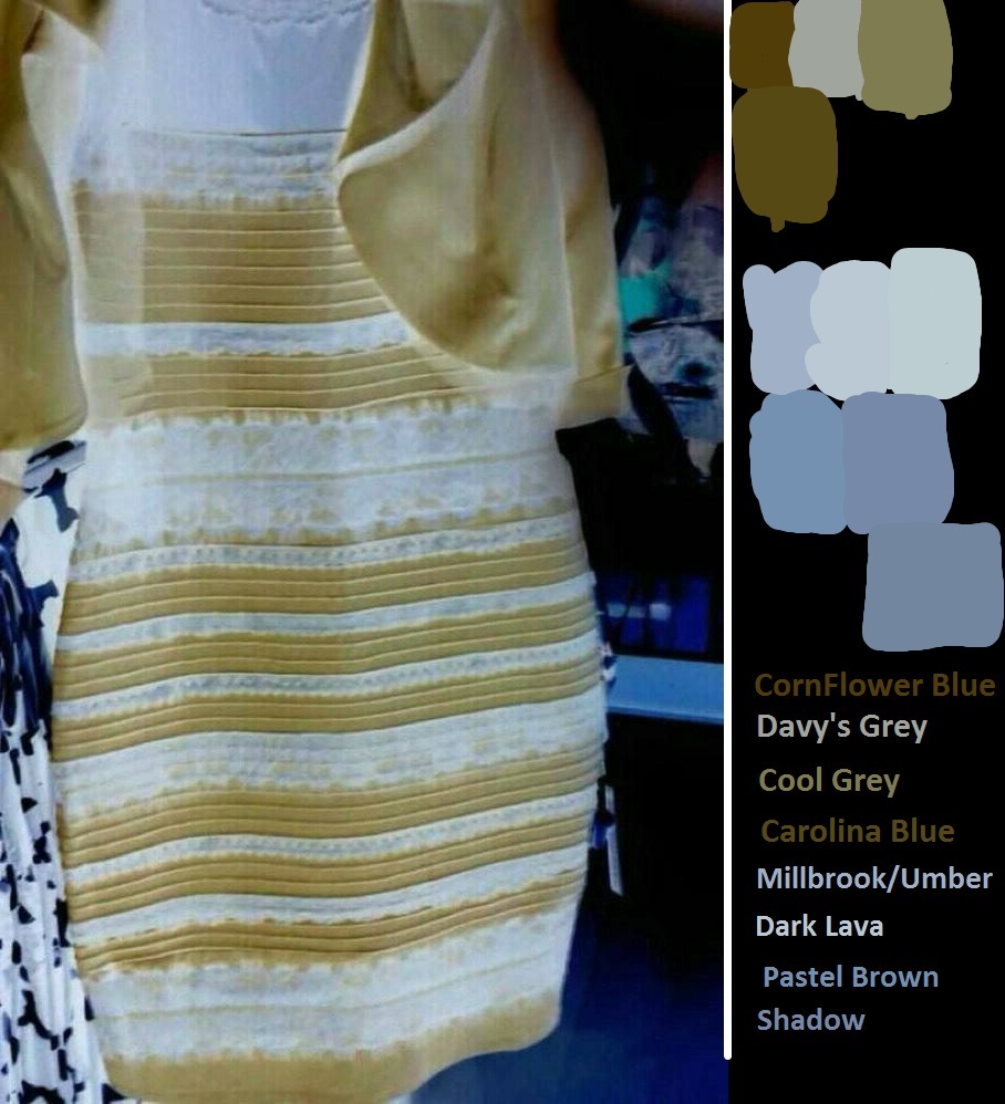 Иллюзия с платьем синее с черным или белое с золотым