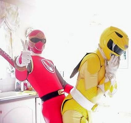 Power ranger fuck, tile lesbian sex