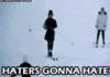 Skiers gonna ski