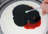 Milk and food coloring
