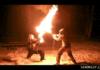 Through the fire and flames...