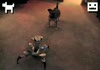 Epic robot versus dog fight