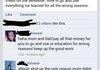 Friend talking to sister over facebook