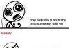 Watching a Scary Movie