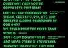 Proposal to the gaming community of FJ
