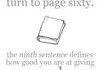 Nearest book to you.