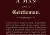 Gentleman vs man
