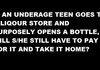 Underage Drinking.