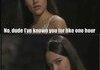 Juliet was pretty quick to give it up