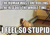 The red dot...