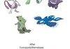 Favorite Pokemon before and after