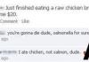 Chicken Not Salmon