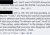 Don't shove atheism down my throat
