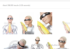 Cyber woman with corn