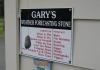 Gary's Weather forecasting stone