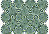 Optical illusion: Moving snakes