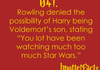 but too much star wars is impossible