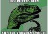 Philosoraptor ponders.