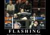flashing