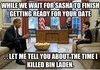 Dating the president's daughter