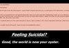 Feeling Suicidal?