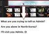 Admin Wants Us To Visit Him
