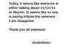 I'm just saying, thank you veterans!