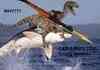 raptor riding shark with a RPG