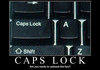 CAPS LOCK FURY