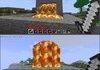 My two lame attempts at a lava fountain