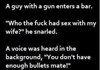 A friendly neighbour's wife