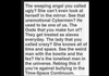 Bulling in the time-space cuntinmum