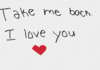 I love you