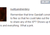 Gandalf the dick wizard
