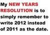 New Years Resolution