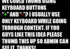 just an idea