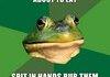 Foul Bachelor Frog Is Foul