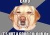 Don't play the race card.