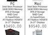 difference between pc and mac