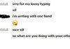 Typing with one hand?