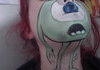 Monsters inc face paint