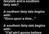 Nothern vs Southern fairytales