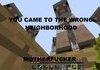 The wrong neighborhood