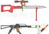 2345676543x scoped knife rifle special.