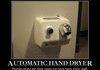 Automatic hand dryer