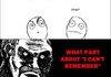 I can't remember