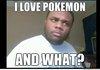 Black guy loves pokemon